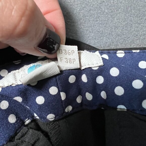 Boden Classic Black Chino 7/8 Pants 6P - Picture 7 of 10